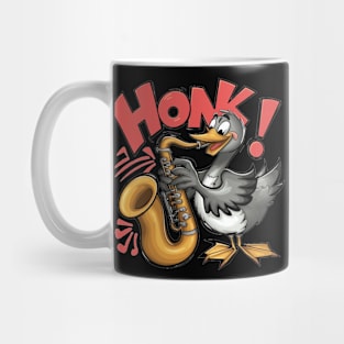 HONK! - funny musical cartoon goose Mug